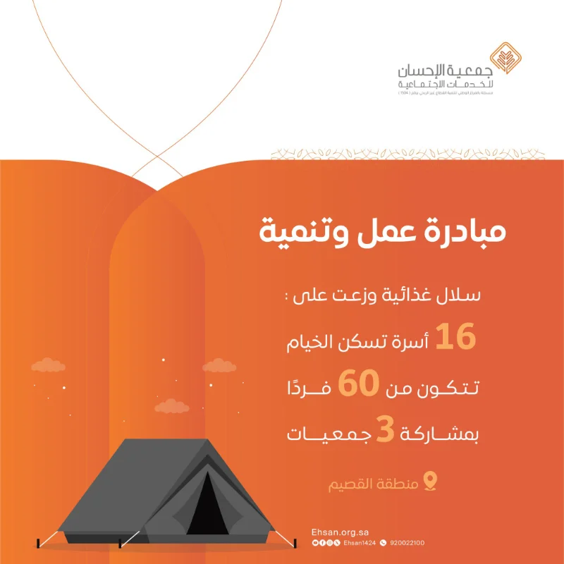 جمعية الإحسان تشارك في مبادرة #شتاءنا_عمل_وتنمية2