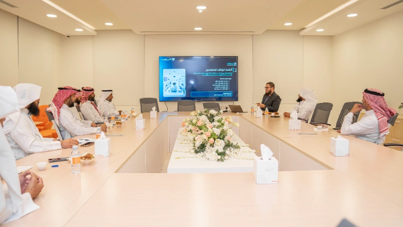 الجمعية تبحث مع شركة طيبة تك فرص التمكين الرقمي والذكاء الاصطناعي